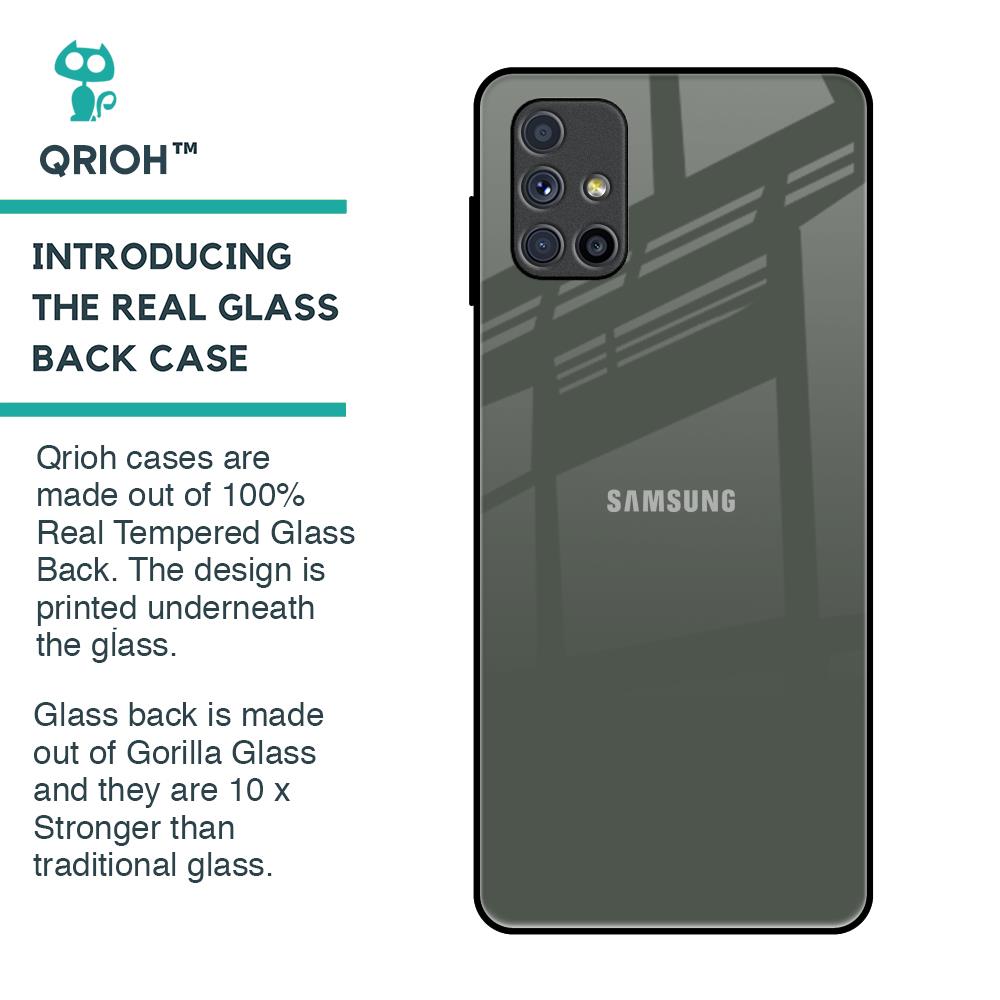 Charcoal Glass Case for Samsung Galaxy M51