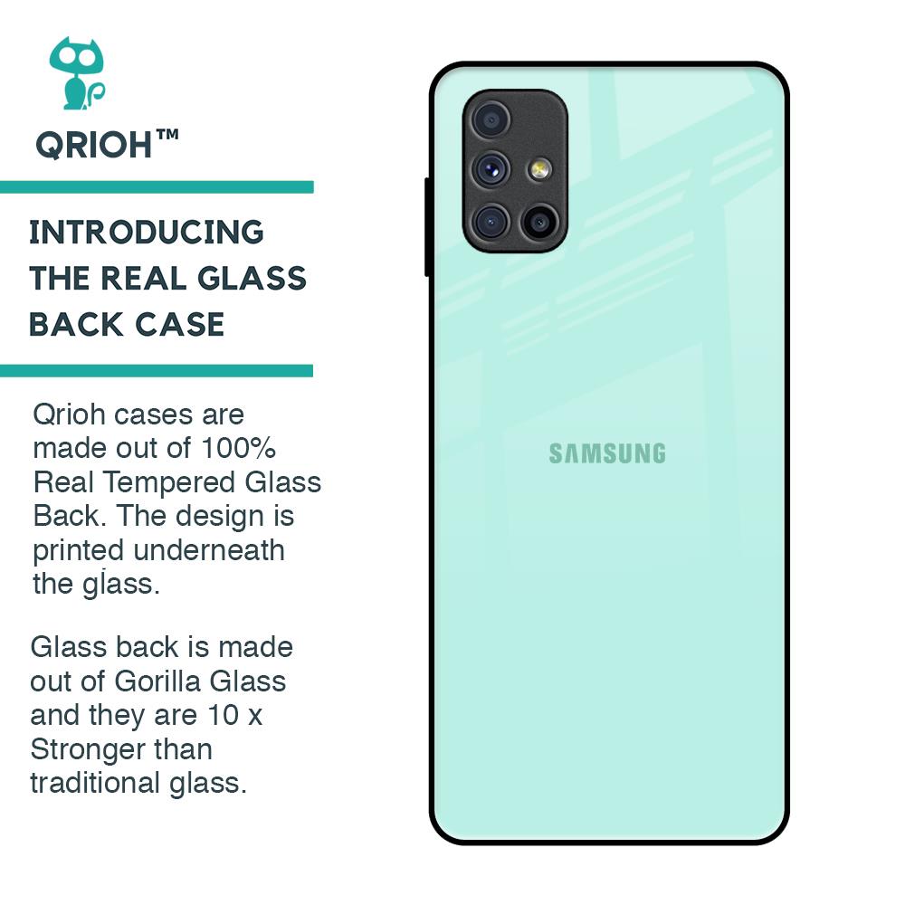 Teal Glass Case for Samsung Galaxy M51