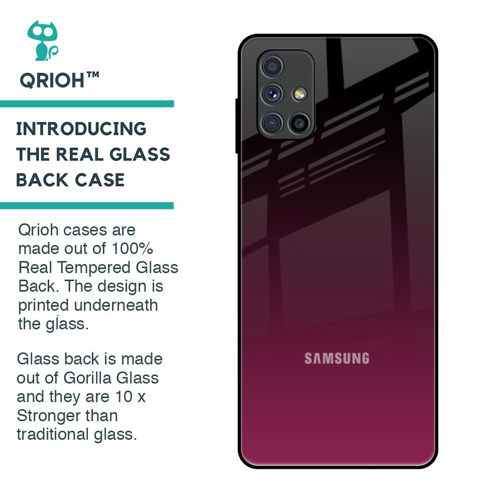 Wisconsin Wine Glass Case For Samsung Galaxy M51