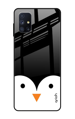 Cute Penguin Samsung Galaxy M51 Glass Cases & Covers Online