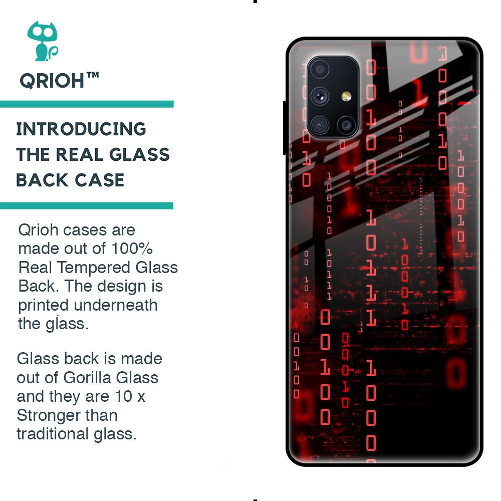 Let's Decode Glass Case For Samsung Galaxy M51