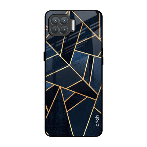Abstract Tiles Oppo F17 Pro Glass Back Cover Online