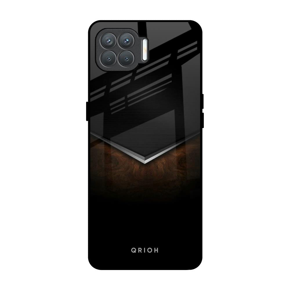 Dark Walnut Oppo F17 Pro Glass Back Cover Online