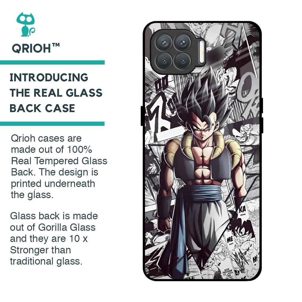 Dragon Anime Art Glass Case for Oppo F17 Pro