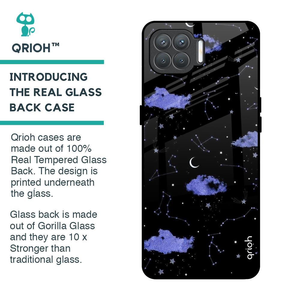 Constellations Glass Case for Oppo F17 Pro