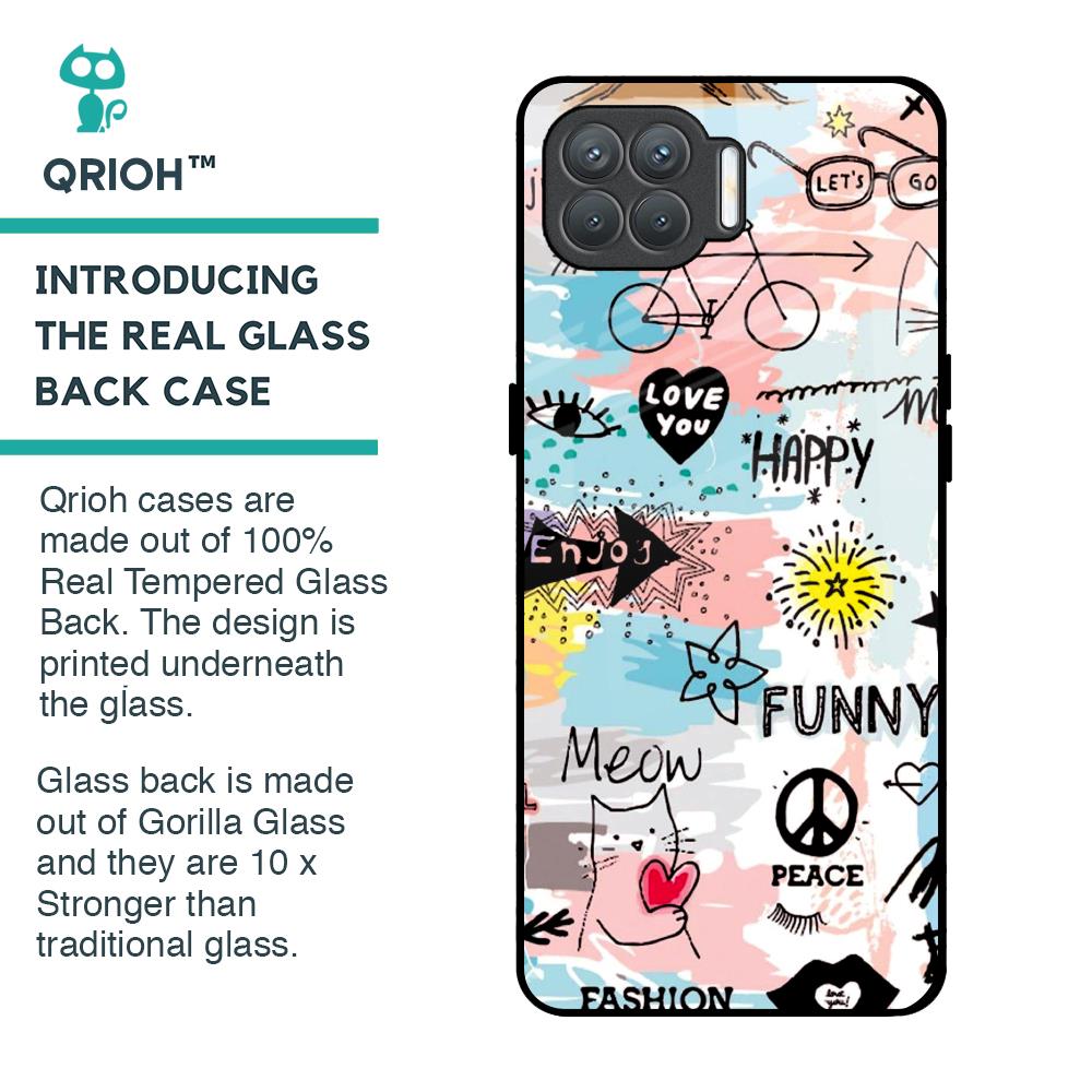 Just For You Glass Case For Oppo F17 Pro