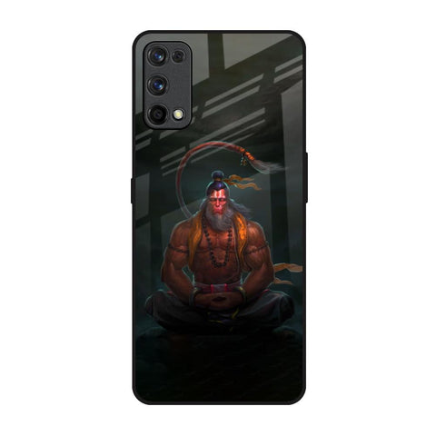Lord Hanuman Animated Realme 7 Pro Glass Back Cover Online