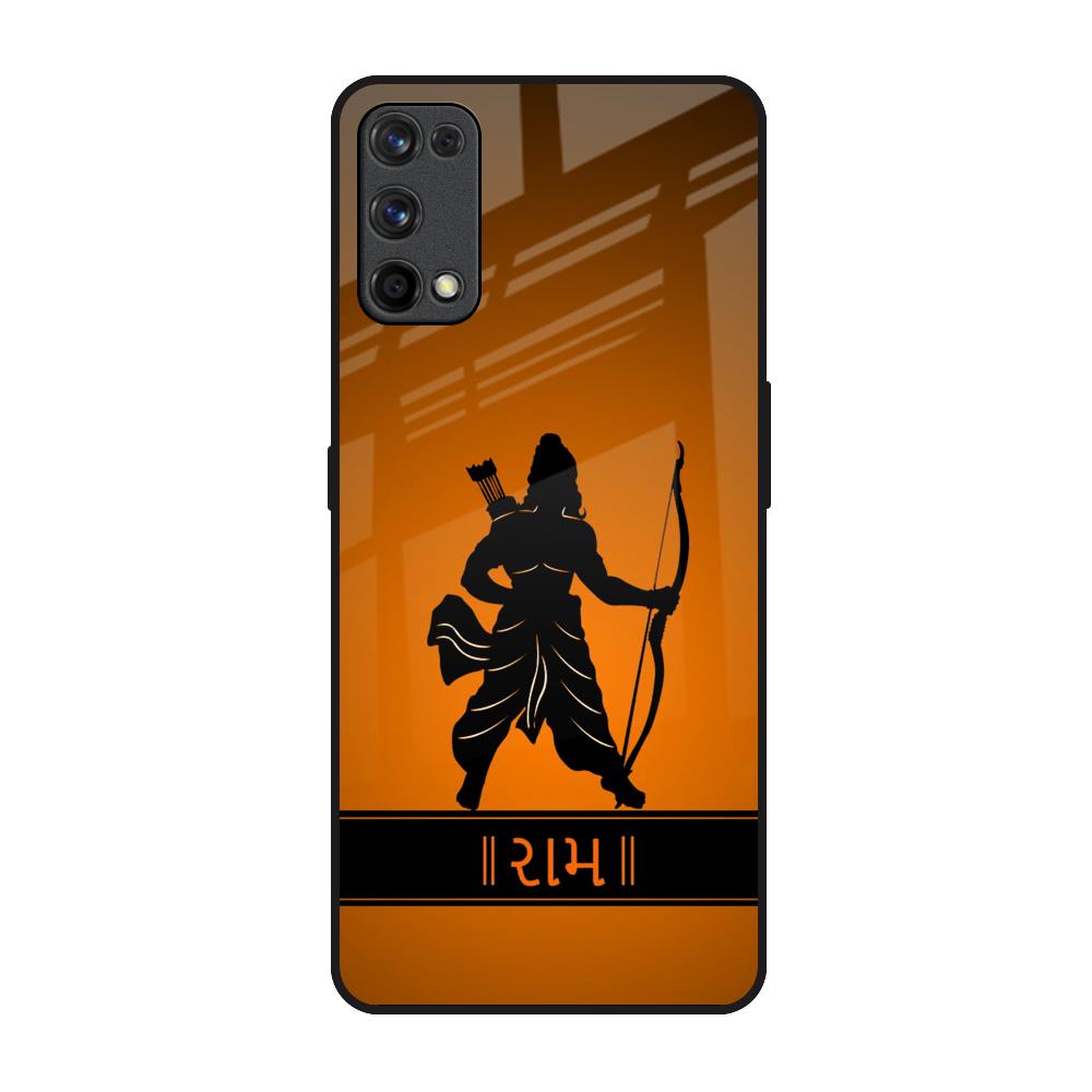 Halo Rama Realme 7 Pro Glass Back Cover Online