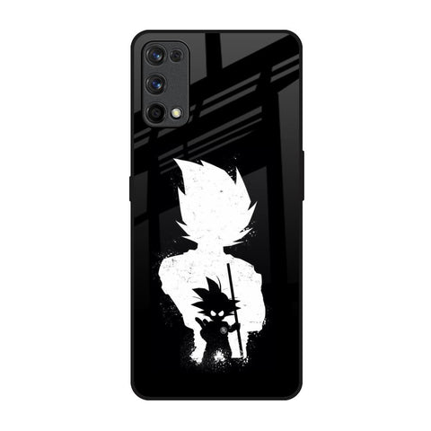 Monochrome Goku Realme 7 Pro Glass Back Cover Online