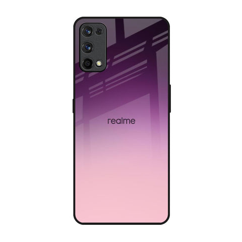 Purple Gradient Realme 7 Pro Glass Back Cover Online