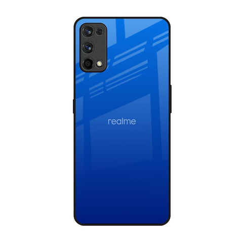 Egyptian Blue Realme 7 Pro Glass Back Cover Online