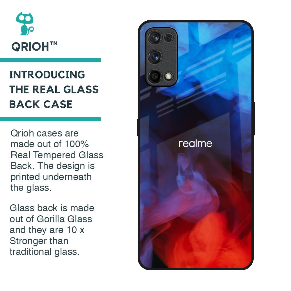 Dim Smoke Glass Case for Realme 7 Pro