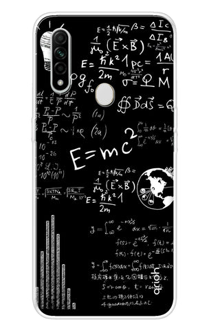 Equation Doodle Oppo A31 Back Cover