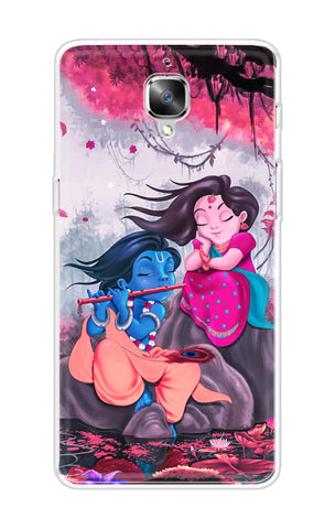 Radha Krishna Art OnePlus 3 Back Cover