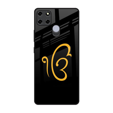 Luxury Fashion Initial Realme C12 Glass Back Cover Online
