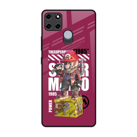 Gangster Hero Realme C12 Glass Back Cover Online