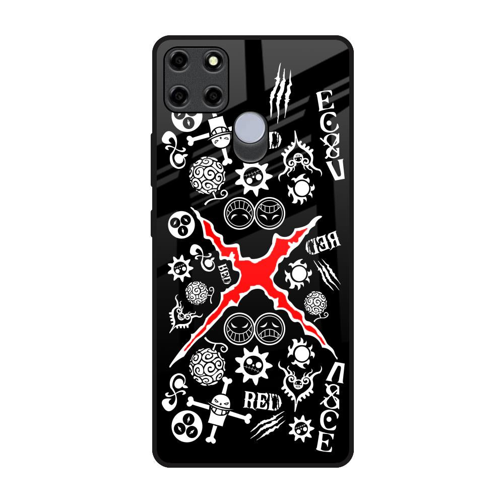 Red Zone Realme C12 Glass Back Cover Online