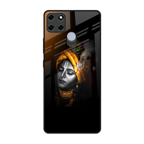 Ombre Krishna Realme C12 Glass Back Cover Online