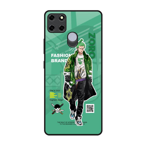 Zoro Bape Realme C12 Glass Back Cover Online