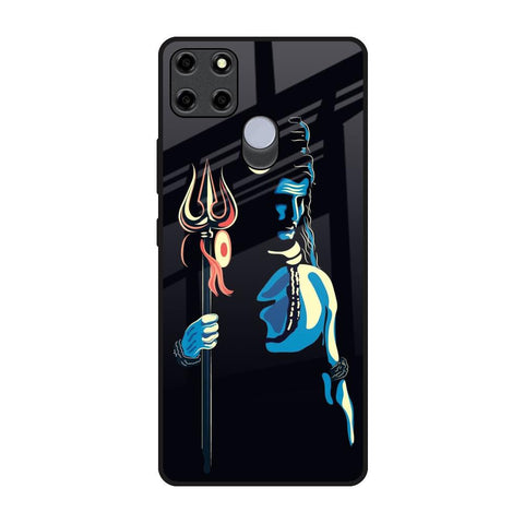 Mahakal Realme C12 Glass Back Cover Online