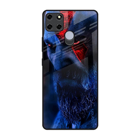 God Of War Realme C12 Glass Back Cover Online