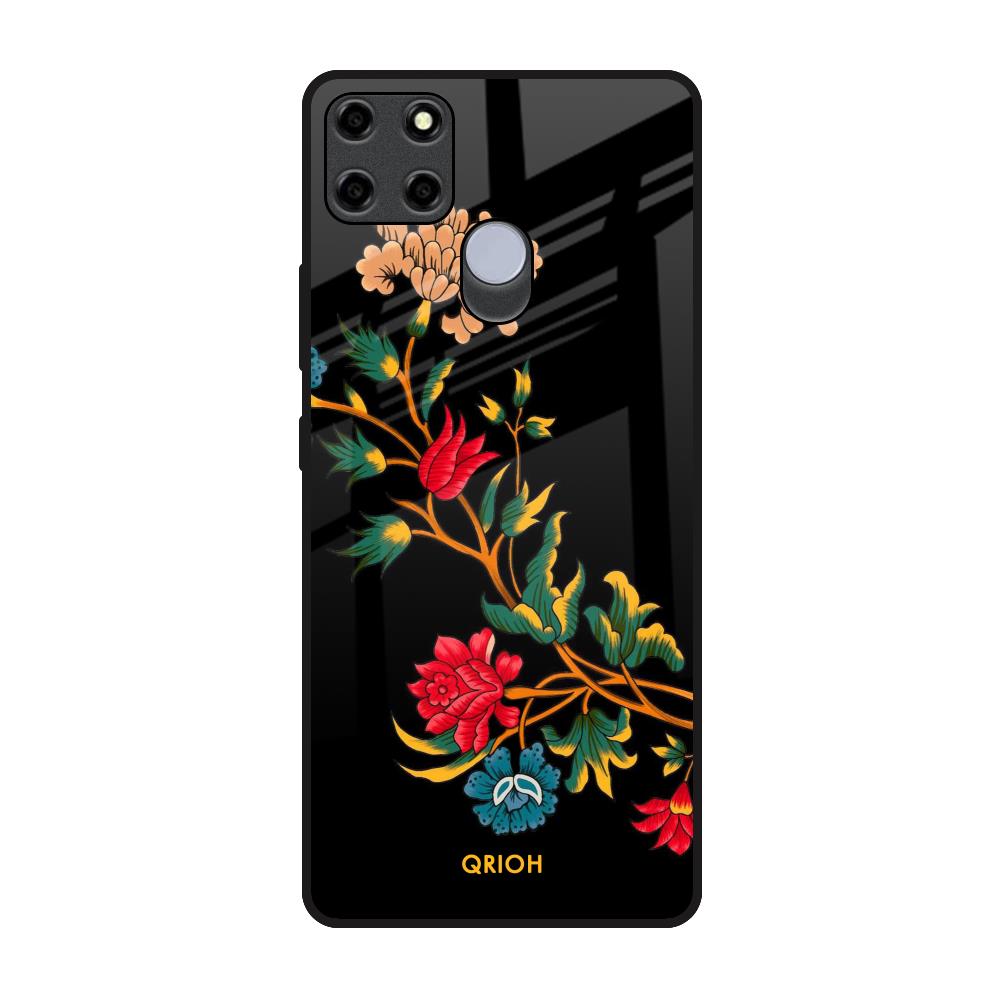 Dazzling Art Realme C12 Glass Back Cover Online