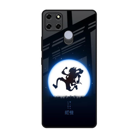 Luffy Nika Realme C12 Glass Back Cover Online