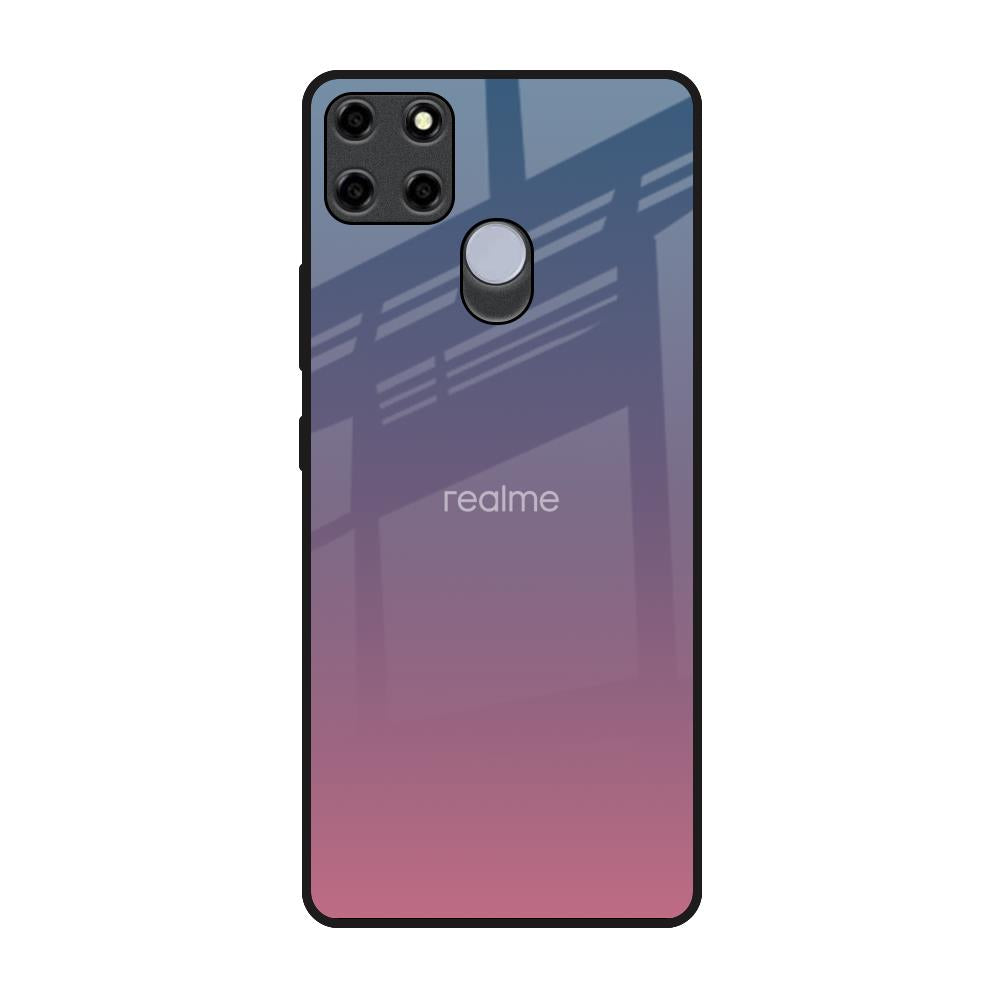 Pastel Gradient Realme C12 Glass Back Cover Online