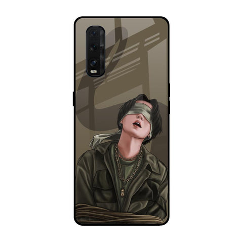 Blind Fold Oppo Find X2 Glass Back Cover Online