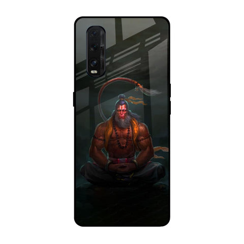 Lord Hanuman Animated Oppo Find X2 Glass Back Cover Online