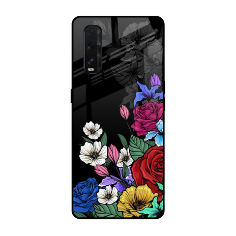 Rose Flower Bunch Art Oppo Find X2 Glass Back Cover Online
