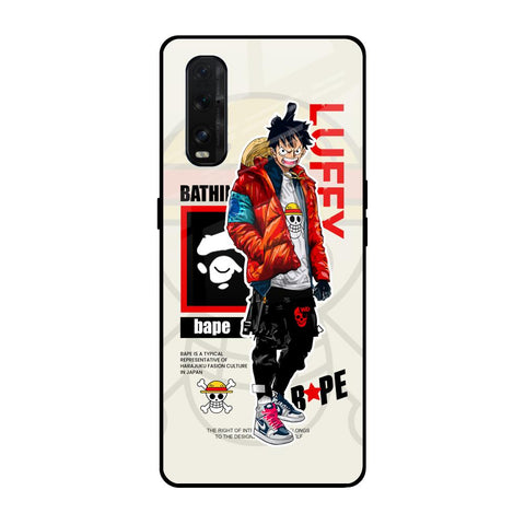 Bape Luffy Oppo Find X2 Glass Back Cover Online