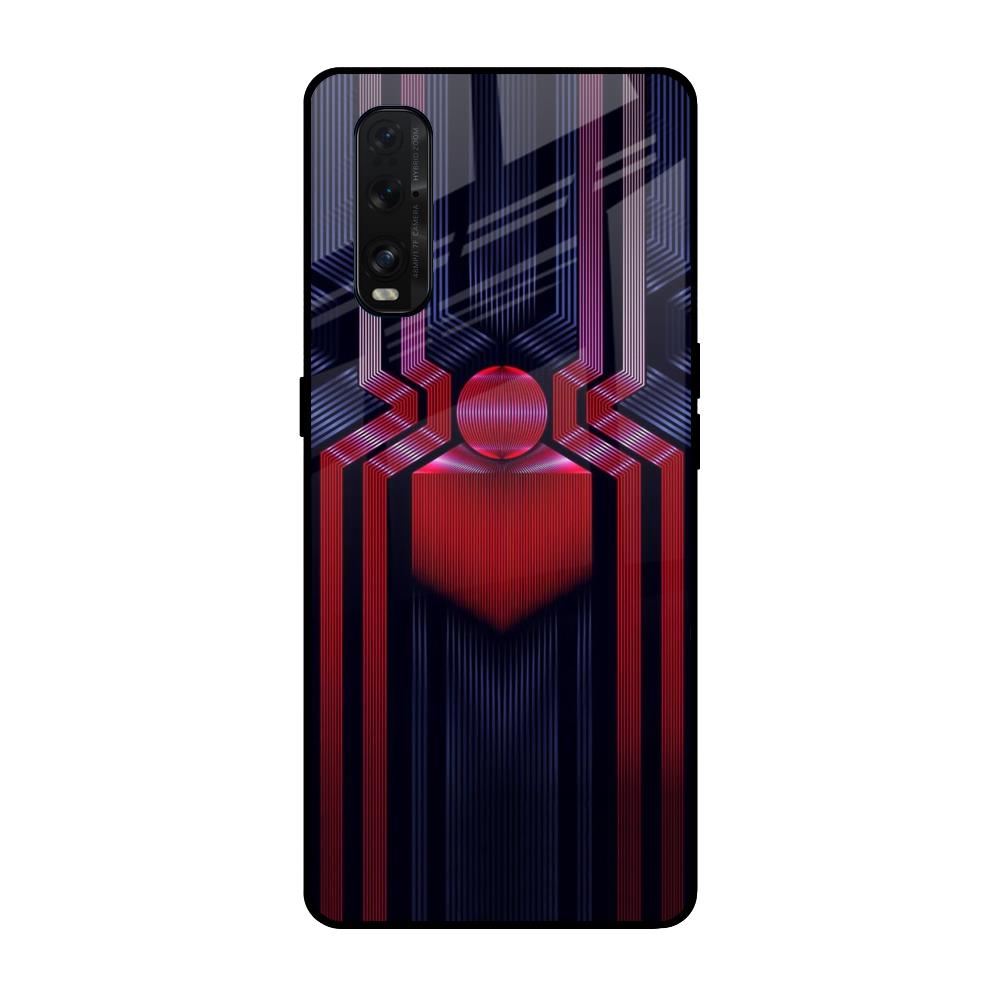 Super Art Logo Oppo Find X2 Glass Back Cover Online