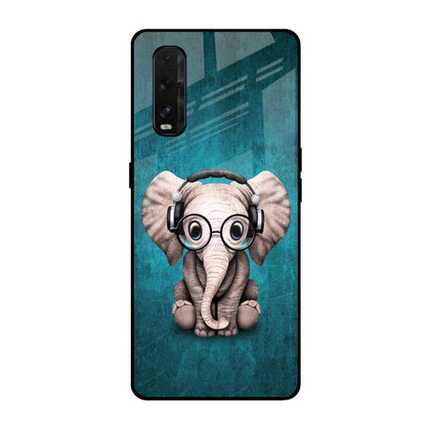 Adorable Baby Elephant Oppo Find X2 Glass Back Cover Online