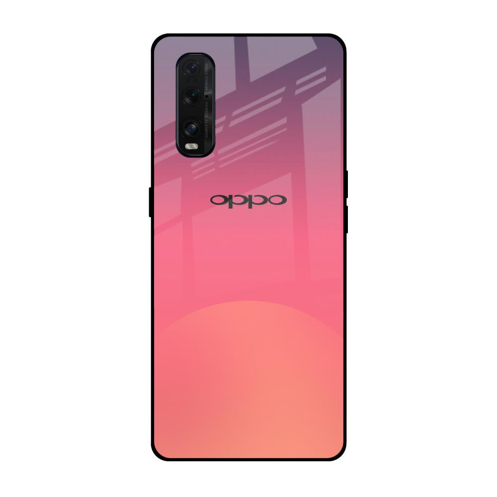 Sunset Orange Oppo Find X2 Glass Cases & Covers Online
