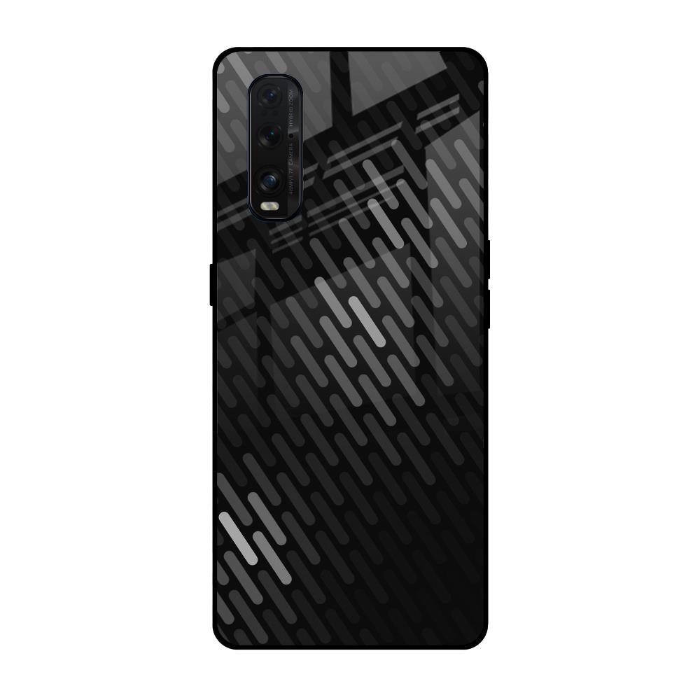 Dark Abstract Pattern Oppo Find X2 Glass Cases & Covers Online