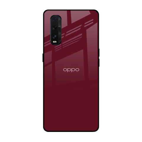 Classic Burgundy Oppo Find X2 Glass Back Cover Online