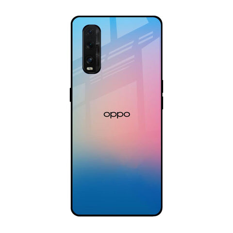 Blue & Pink Ombre Oppo Find X2 Glass Back Cover Online