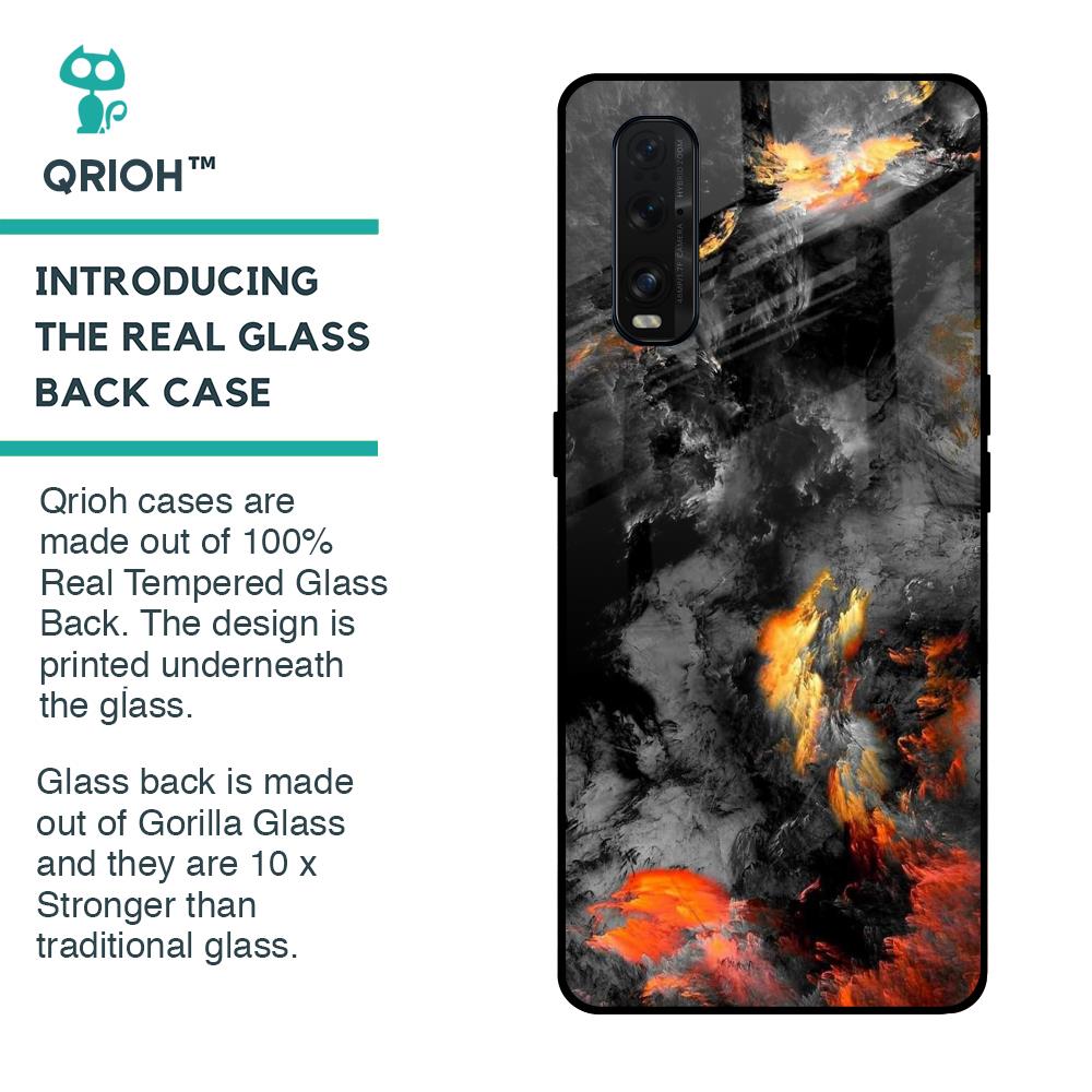 Lava Explode Glass Case for Oppo Find X2