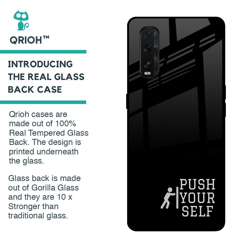 Push Your Self Glass Case for Oppo Find X2