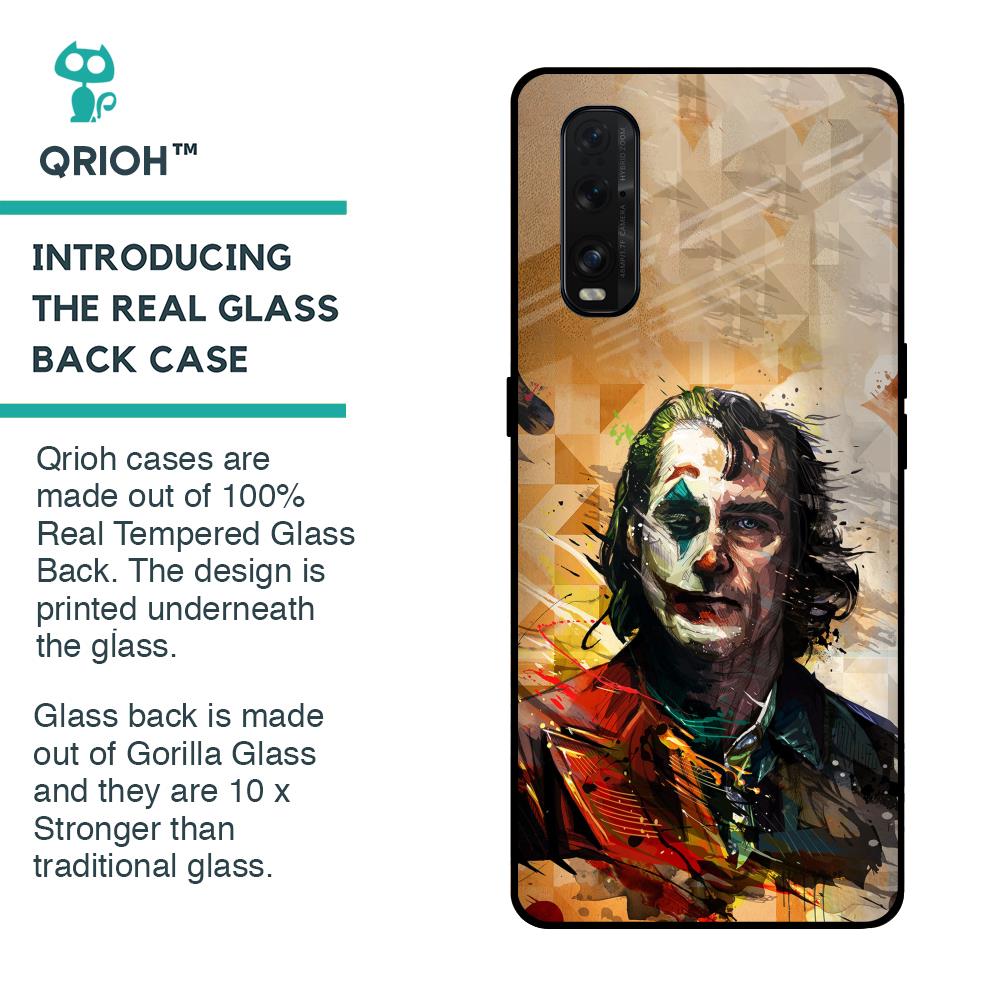 Psycho Villain Glass Case for Oppo Find X2