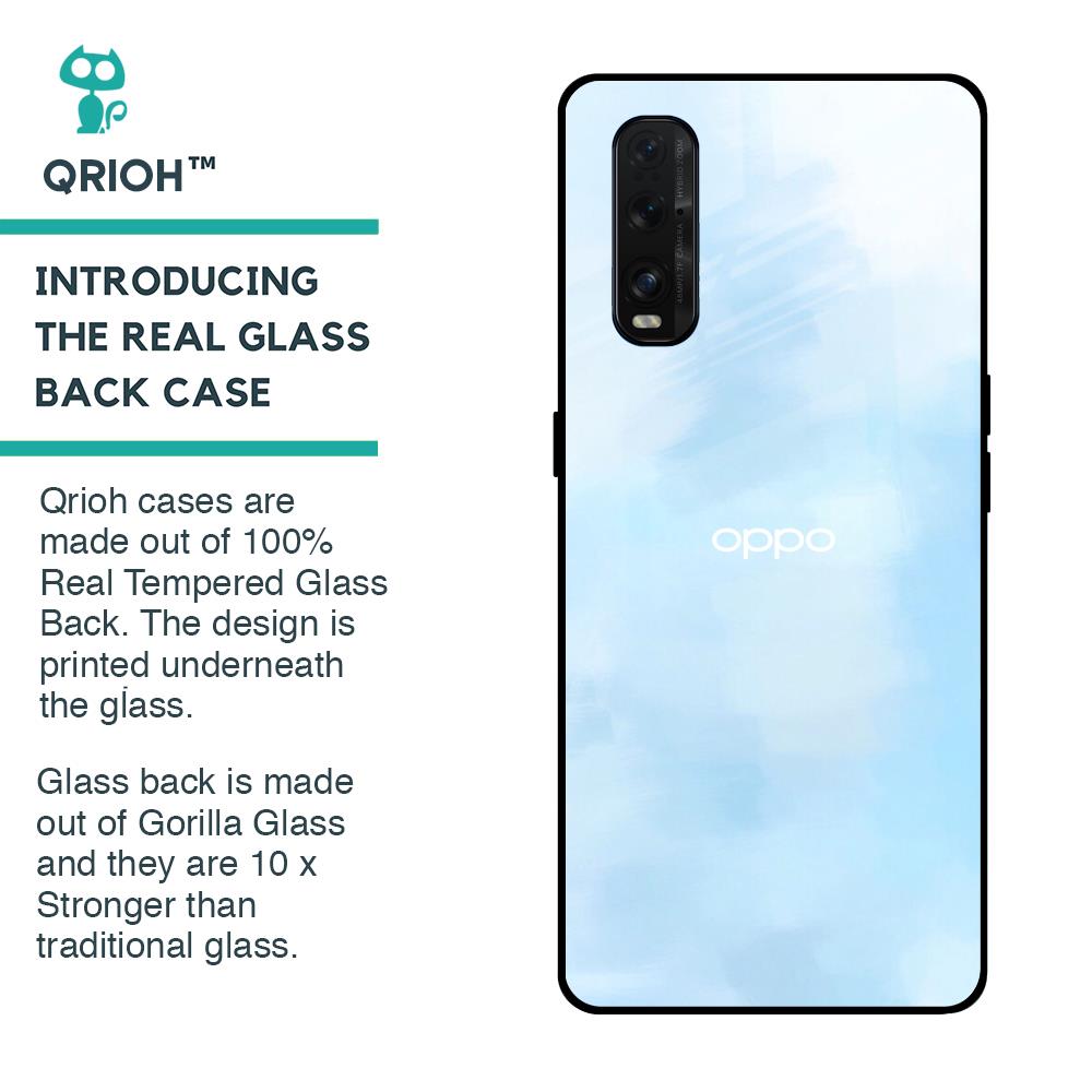 Bright Sky Glass Case for Oppo Find X2