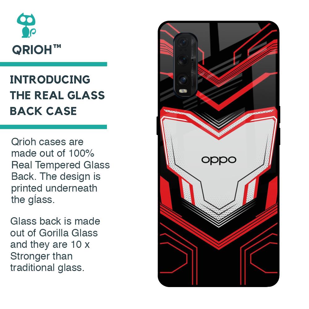 Quantum Suit Glass Case For Oppo Find X2