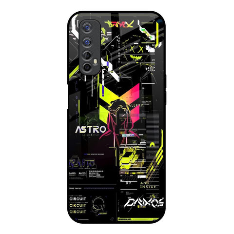 Astro Glitch Realme 7 Glass Back Cover Online