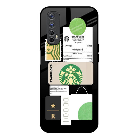 Coffee Latte Realme 7 Glass Back Cover Online