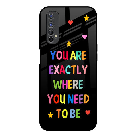 Magical Words Realme 7 Glass Back Cover Online