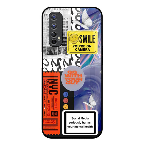 Smile for Camera Realme 7 Glass Back Cover Online