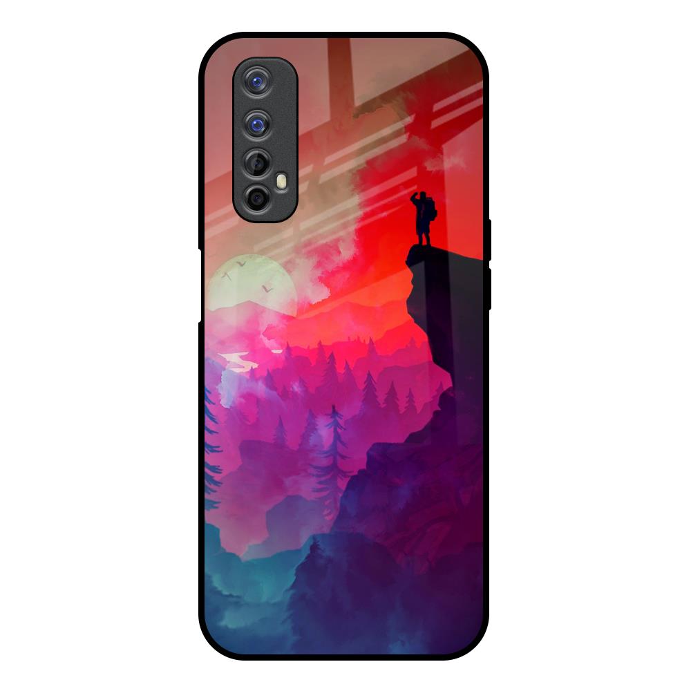 Dream So High Realme 7 Glass Back Cover Online
