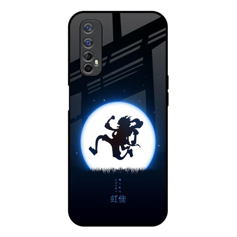 Luffy Nika Realme 7 Glass Back Cover Online