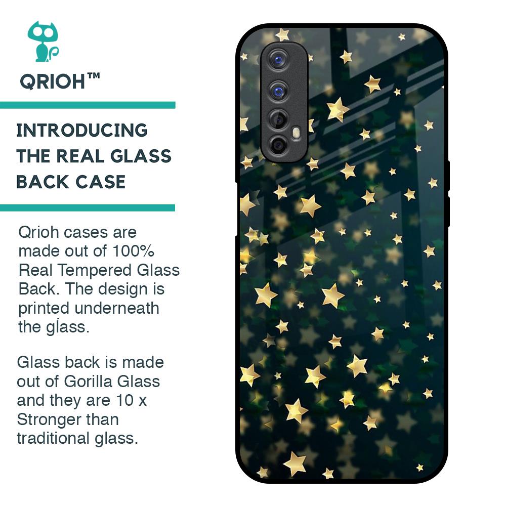 Dazzling Stars Glass Case For Realme 7